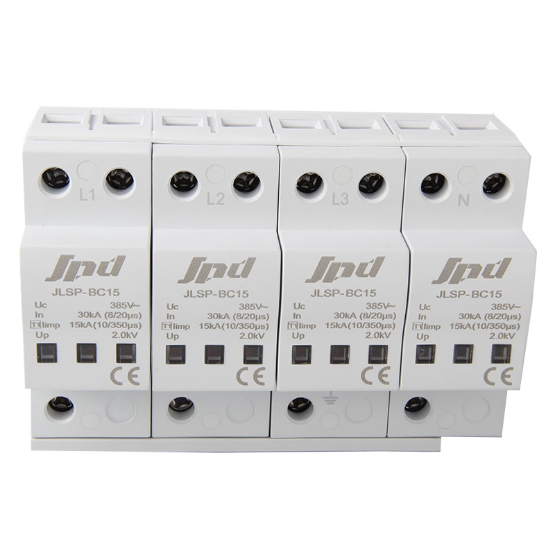 Jinli tipo 1 dispositivo de protección contra sobretensiones CA 4 polos JLSP-BC15/4P