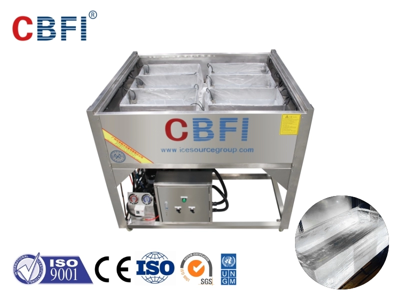 Máquina de bloques de hielo puro CBFI para hielo de lujo