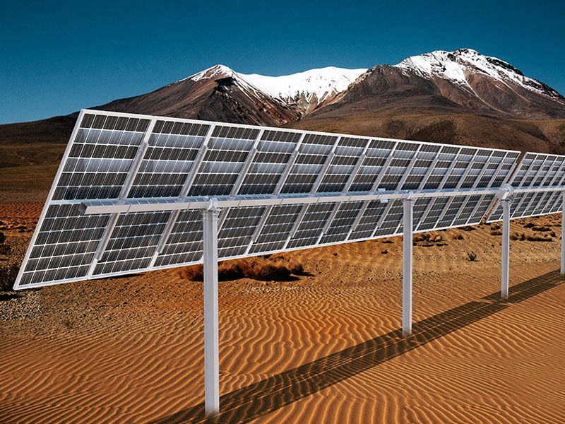 Seguimiento del sistema de montaje de energía solar fotovoltaica