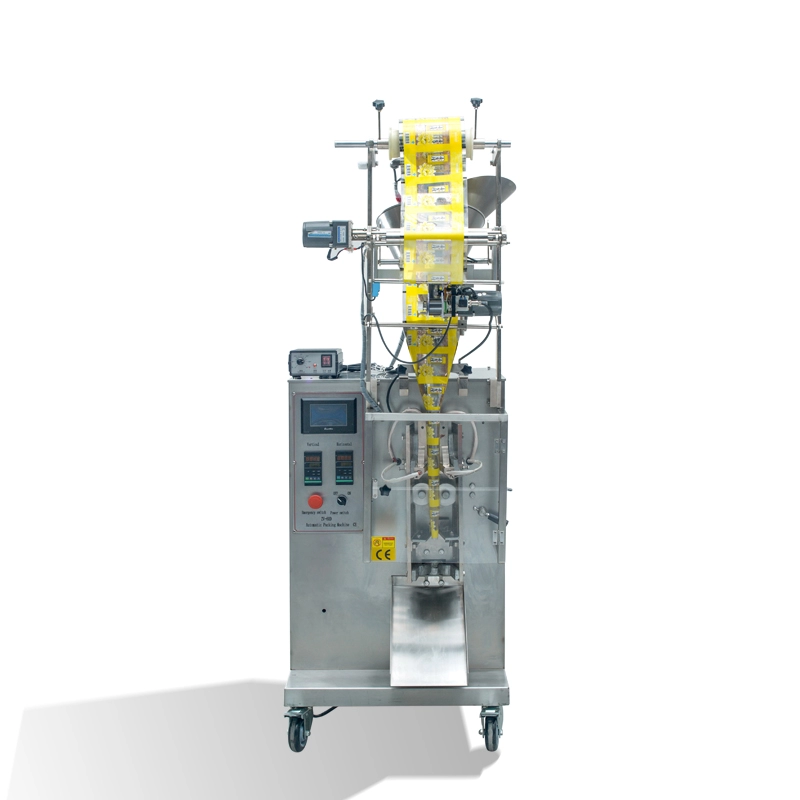 Fácil operación de alta velocidad VFFS 2g-30g café/electuario/probióticos/máquina de envasado de polvo de proteína