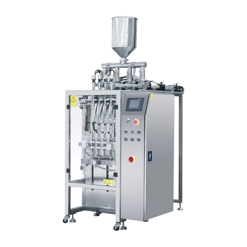 Máquina de envasado de gránulos de bebidas sólidas, sal y azúcar de varios carriles Coretamp de China ZV-G4L