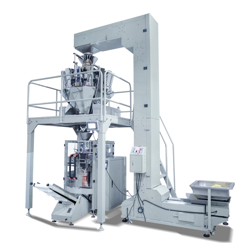 Máquina de pesaje y envasado de granos de azúcar de gránulos giratorios multifunción automática