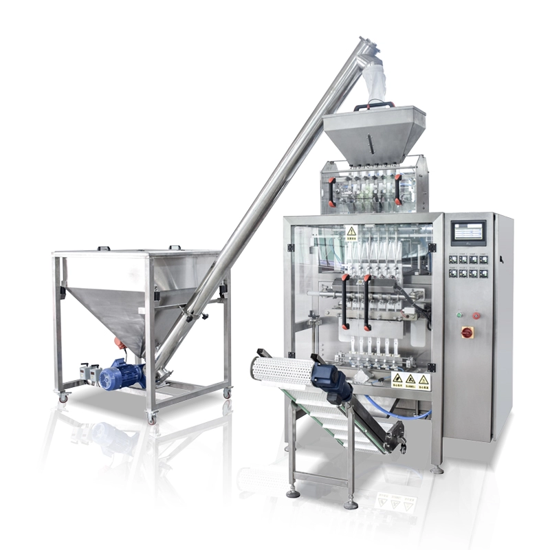 Máquina de envasado de azúcar 3g 5g 7g de gránulos automáticos de varios carriles de alta precisión multifunción