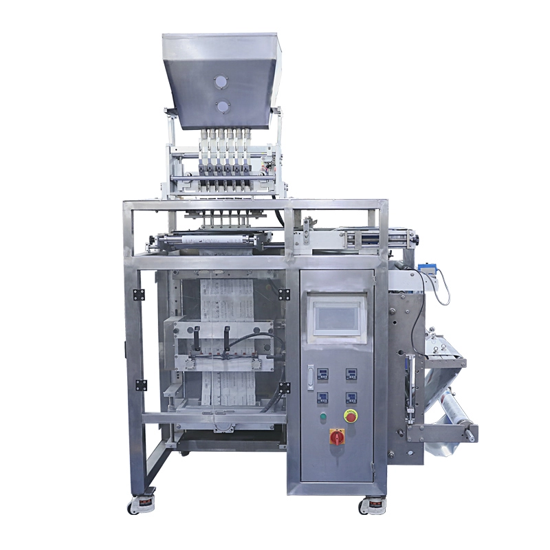 Máquina de envasado de gránulos de azúcar, sal y bebidas sólidas de varios carriles ZV-G4L