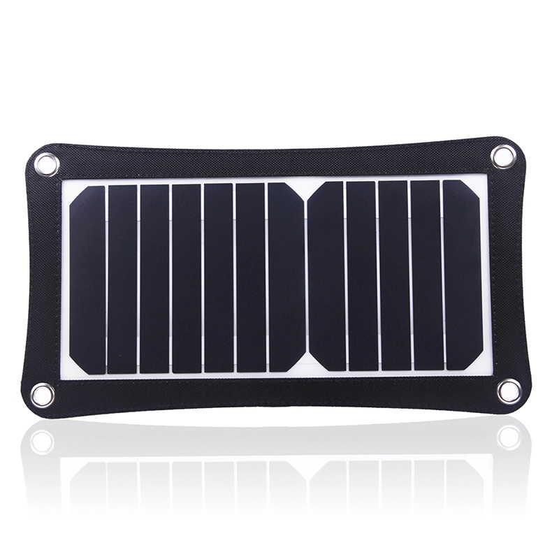 Panel solar plegable 5V, 1.3A Cargadores solares para teléfonos móviles