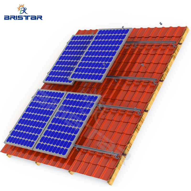 Kits de estructura de montaje solar para techo de tejas