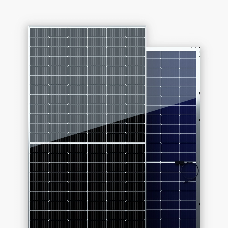 425-455W Bifacial 144 Panel de energía solar monocristalino de células de medio corte