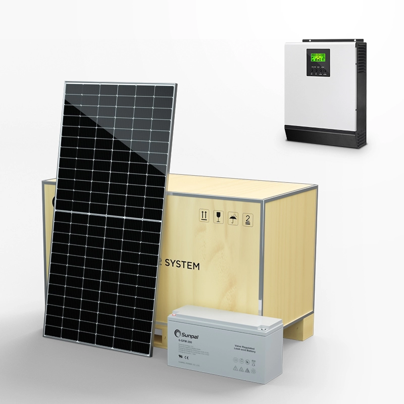 Sistema de energía solar fuera de la red de energía renovable para el hogar