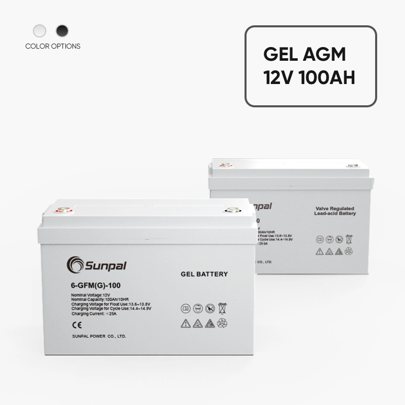 Batería recargable de ciclo profundo de respaldo de UPS AGM de 12V 100Ah