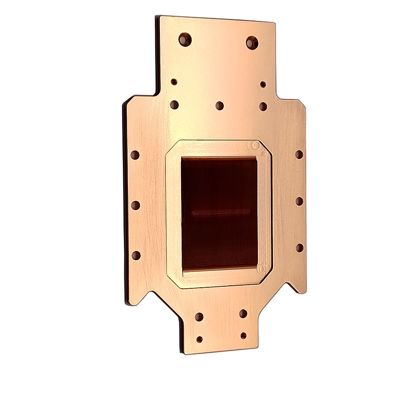 Radiador de disipador de calor de aleta biselada de disipador de calor de cobre puro