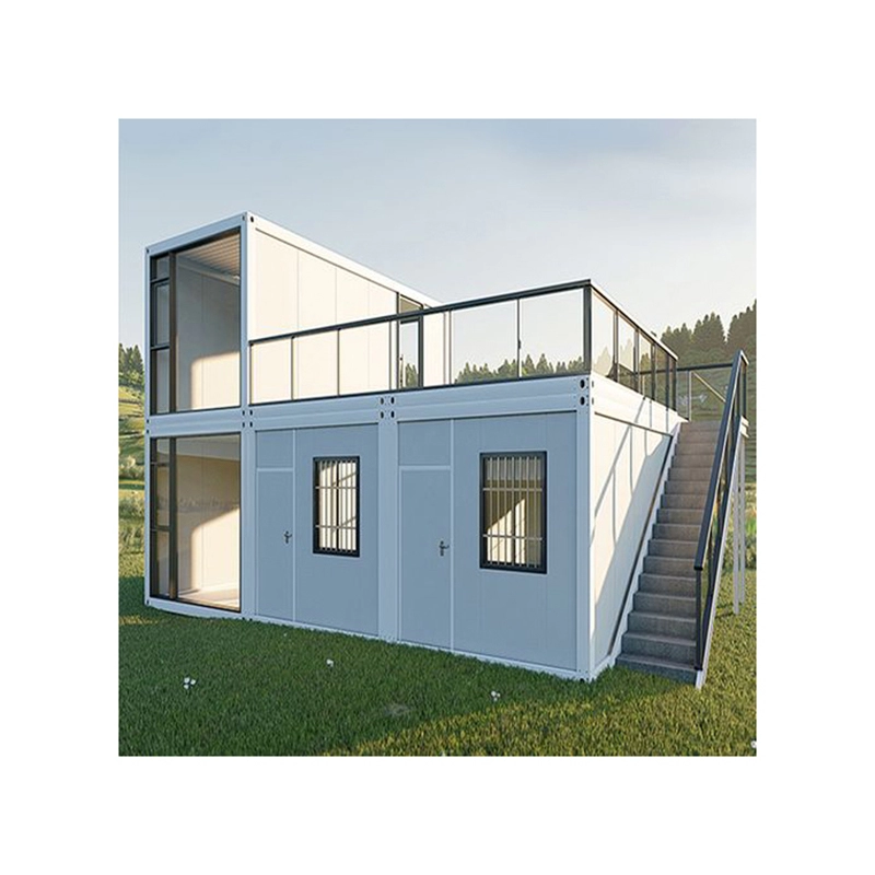 Casa contenedor prefabricada moderna económica para el hogar.