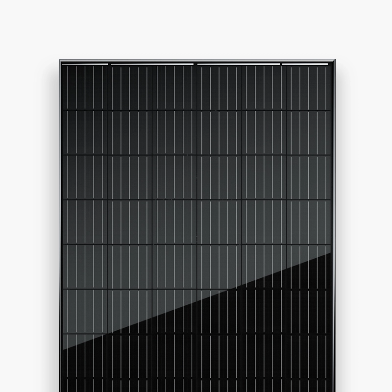 315-330W Panel solar fotovoltaico de silicio monocristalino PERC de 60 celdas completamente negro