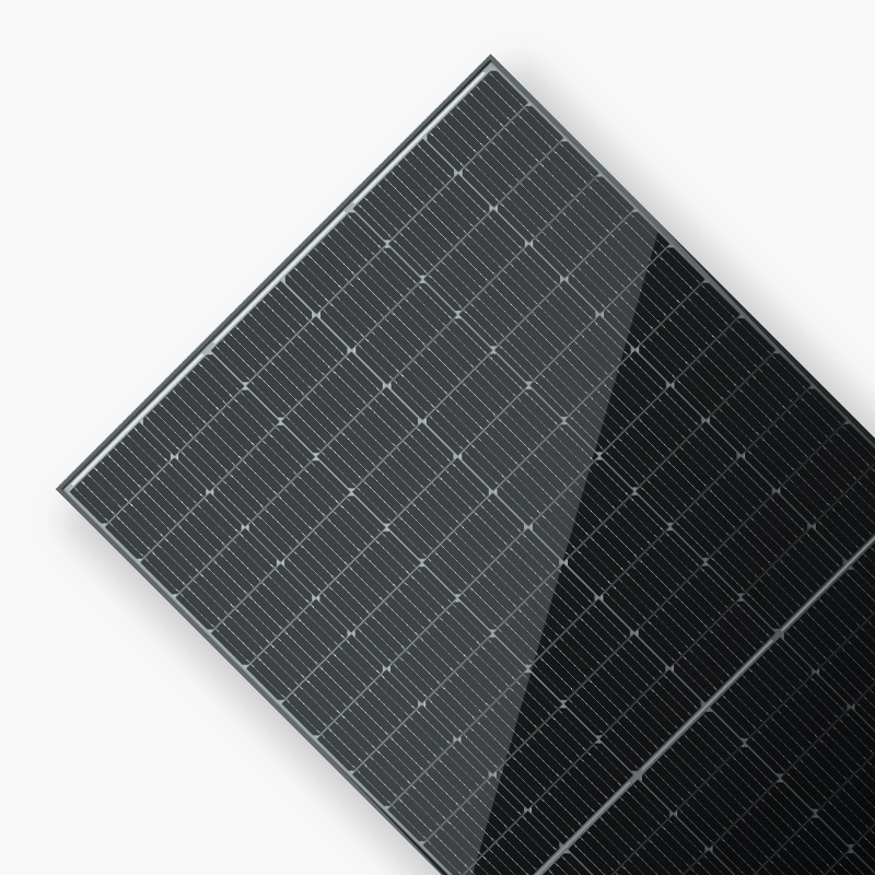 510W-530W Todo el módulo fotovoltaico mono negro Medio corte 144 Celdas PERC MBB Panel solar