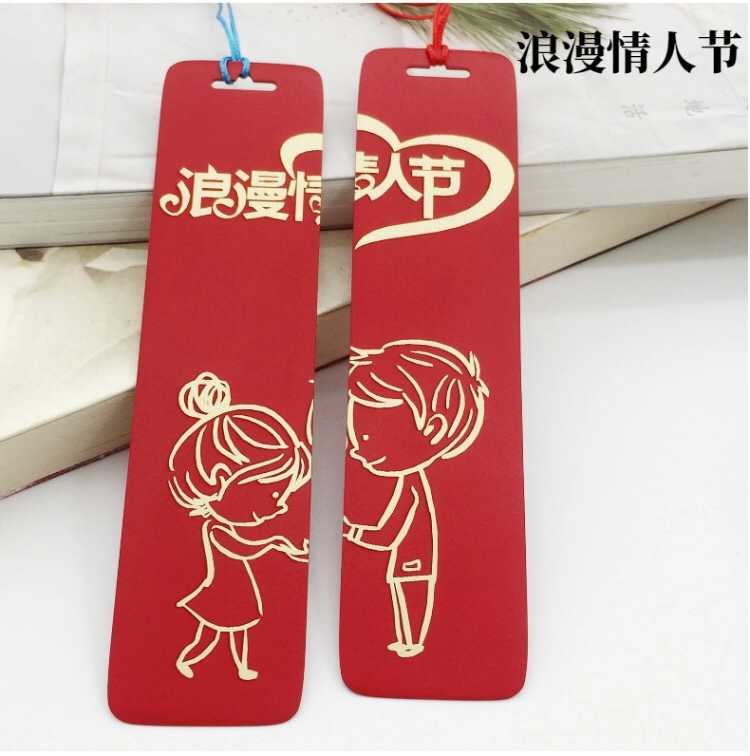 Marcapáginas de latón personalizados al por menor chinos precio barato y alta calidad