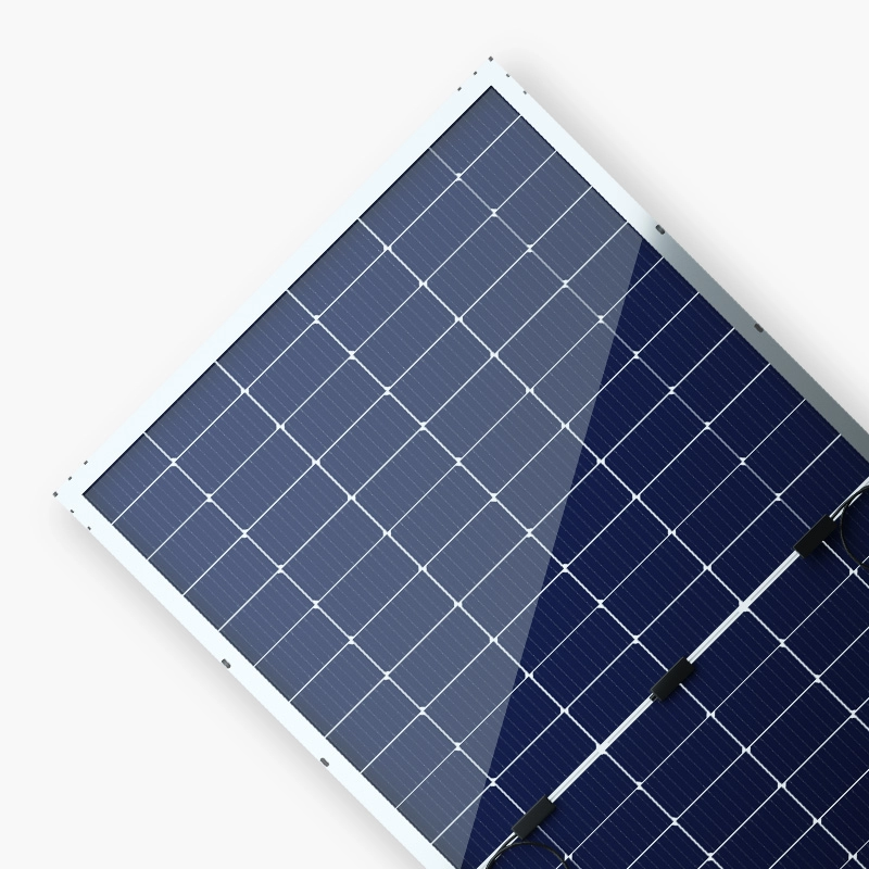 470W-490W Bifacial Backsheet transparente 132cells MBB PERC Módulo solar fotovoltaico