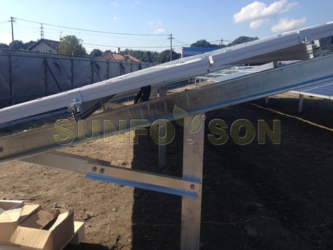 Sistema de montaje solar de pilotes SunRack