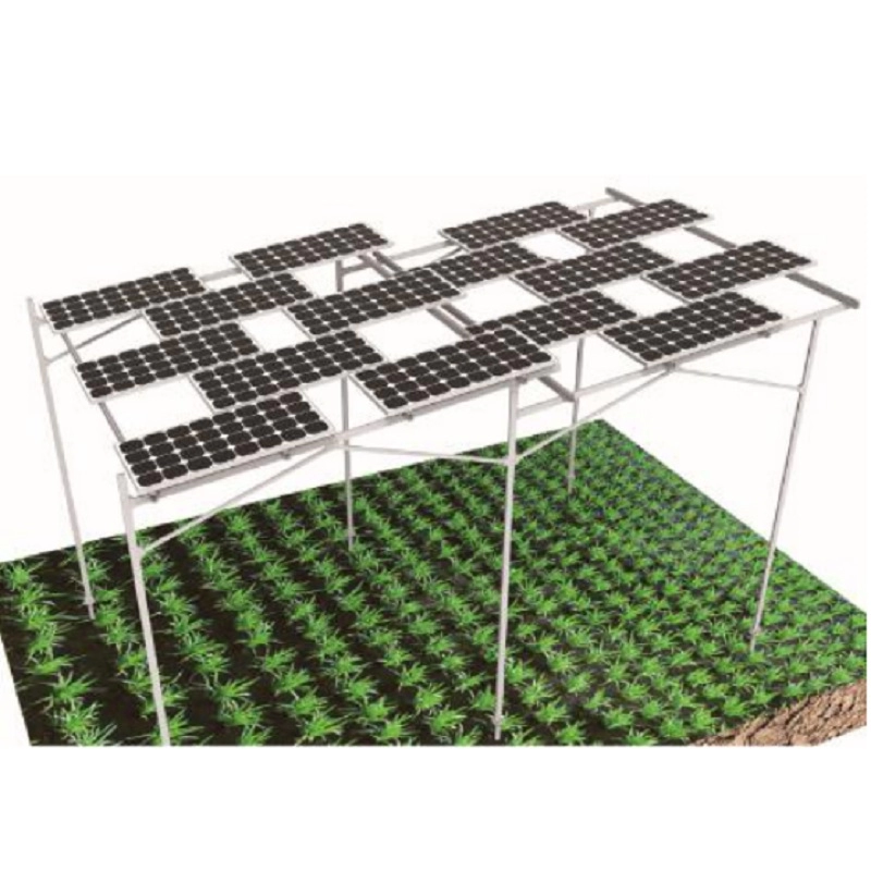 Estructura de montaje en tierra solar para agricultura