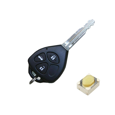 Interruptor de botón táctil de tipo compacto de empuje superior para llave de coche