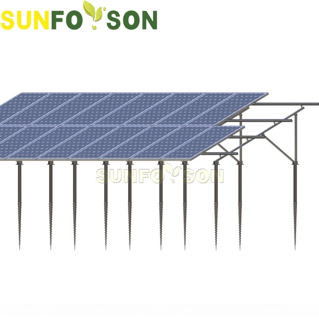 Estructura de montaje de tornillo de tierra SunRack