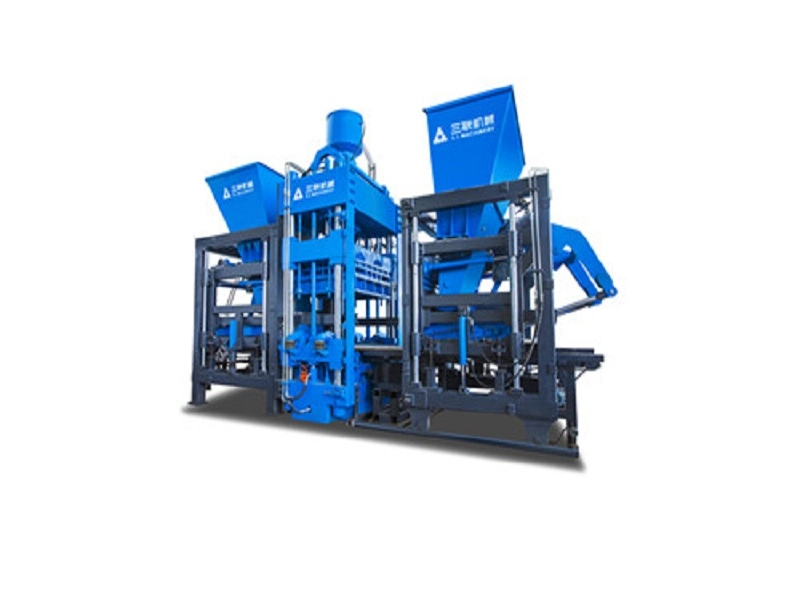 Serie de máquinas de bloques de hormigón Vibropress de sistema servo de gama alta SLST