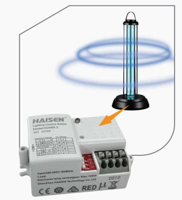 Sensor de luz UV montado en el techo de 220-240 V CA Función de encendido/apagado