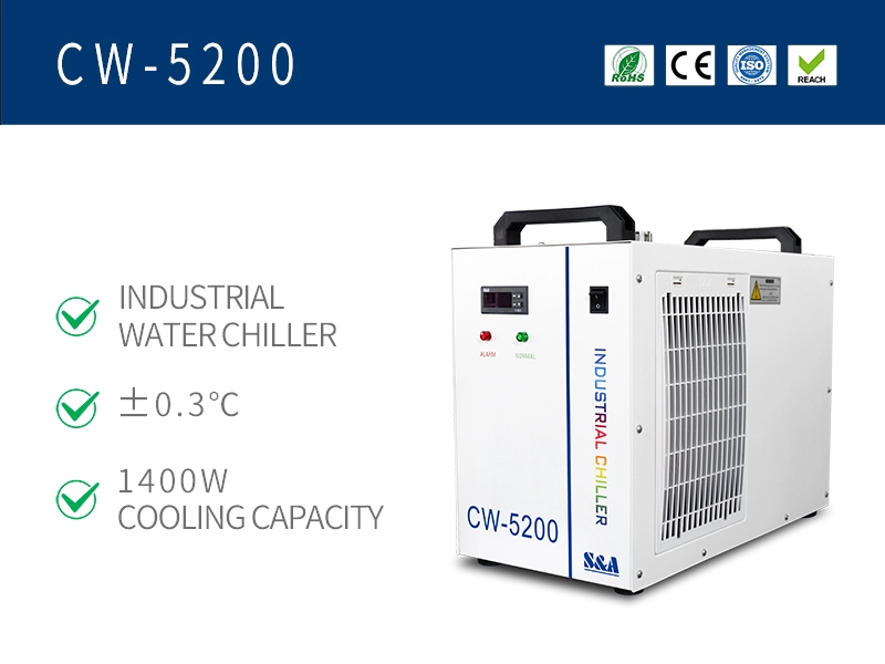 Enfriador de agua CW 5200 para enfriar bomba turbomolecular