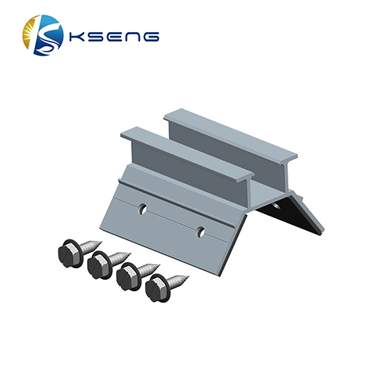 Abrazaderas de montaje sin riel para montaje solar de techo de metal trapezoidal