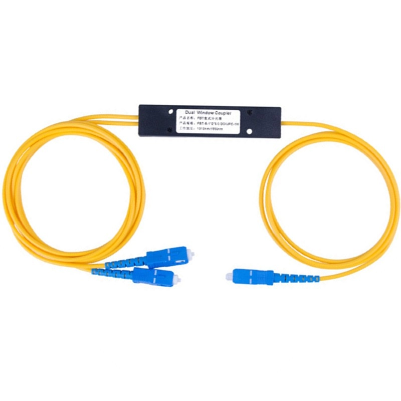 Acoplador FBT de fibra óptica 1X2 1X3 SC/LC/FC/ST UPC APC