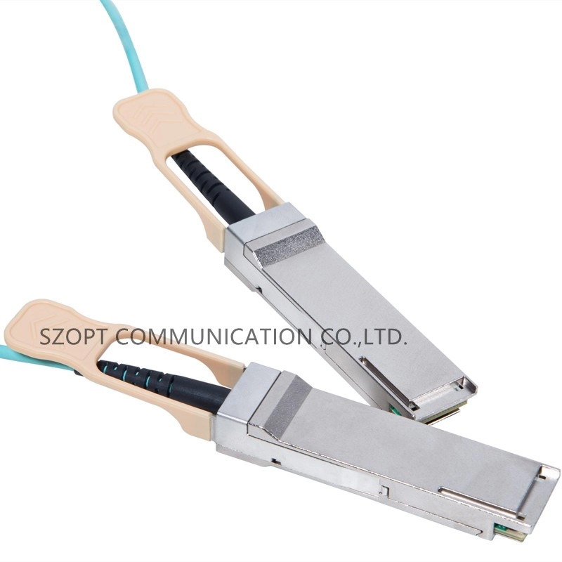Cable óptico activo de alta velocidad 40G QSFP+ 100G QSFP28 AOC Cable