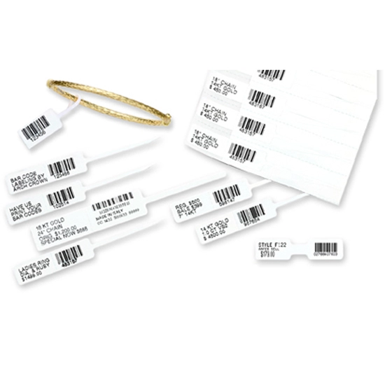 Etiqueta imprimible de código de barras de joyería de rollo térmico Rfid