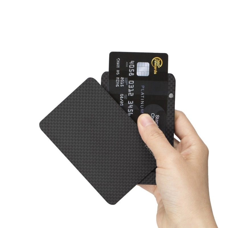 Tarjeta de bloqueo RFID que puede proteger tarjetas bancarias en la billetera