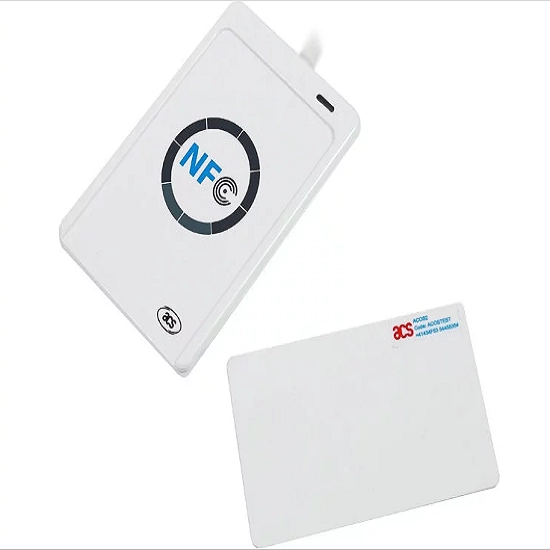 13. Lector de tarjetas inteligentes sin contacto Rfid NFC de 56Mhz ACR122U