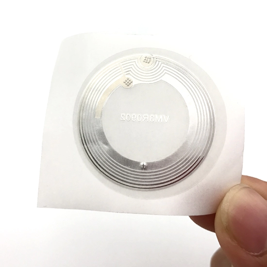Adhesivo con incrustaciones húmedas NFC de 13,56 MHz