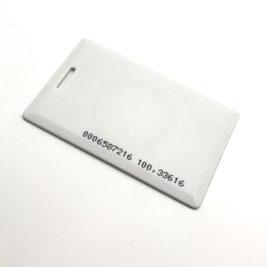 RFID T5577 chip 125Khz ID Clamshell Tarjeta gruesa para control de acceso