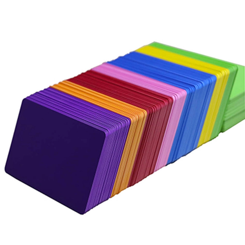 Tarjetas de identificación de colores sólidos para imprimir en blanco para tarjetas de crédito