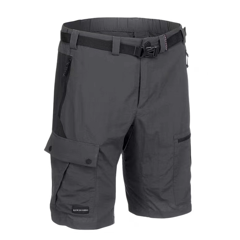 Pantalones cortos de senderismo ligeros de secado rápido para hombre, pantalones cortos de carga elásticos para senderismo, Camping, viajes tácticos, pesca