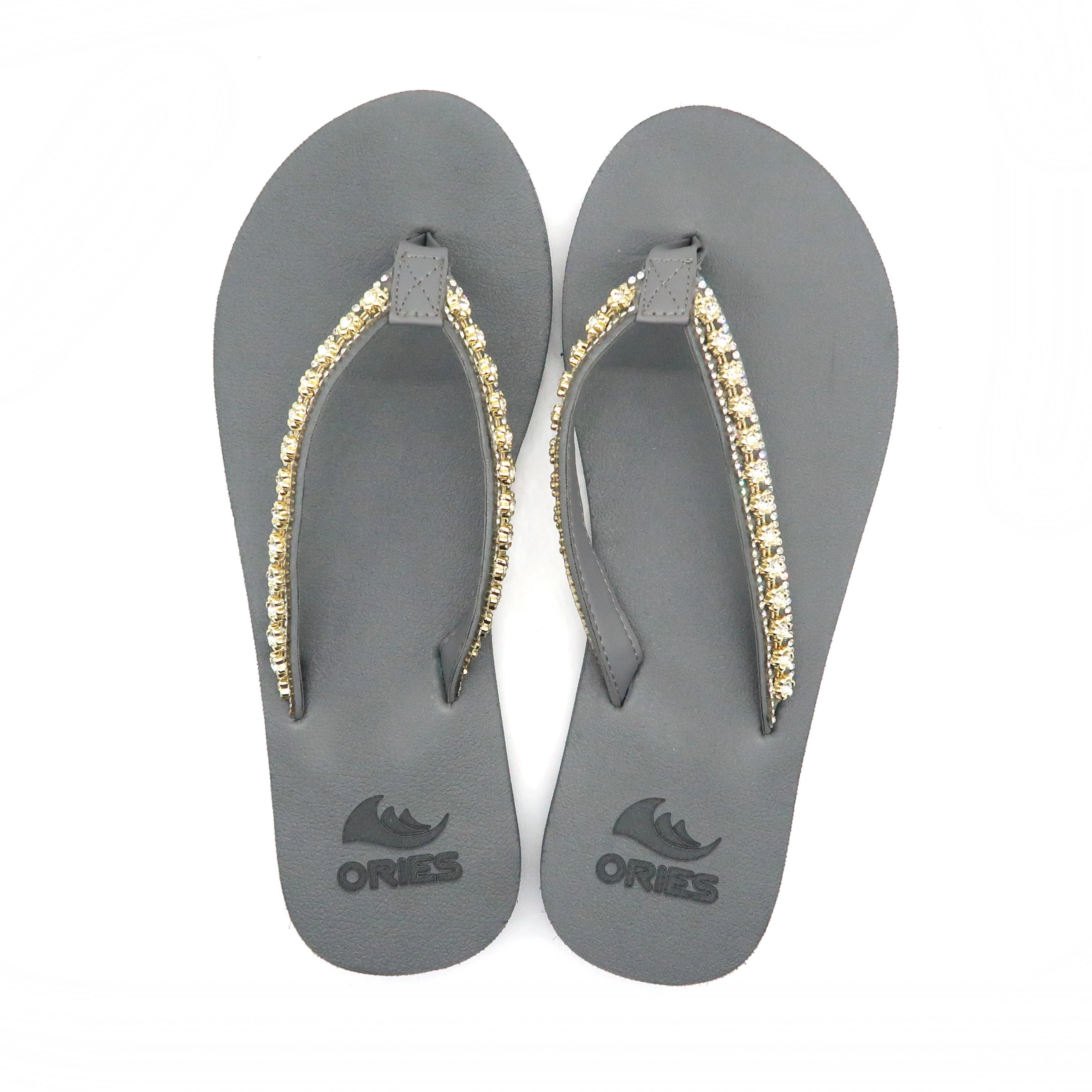 Nuevas chanclas con correa de diamantes para dama