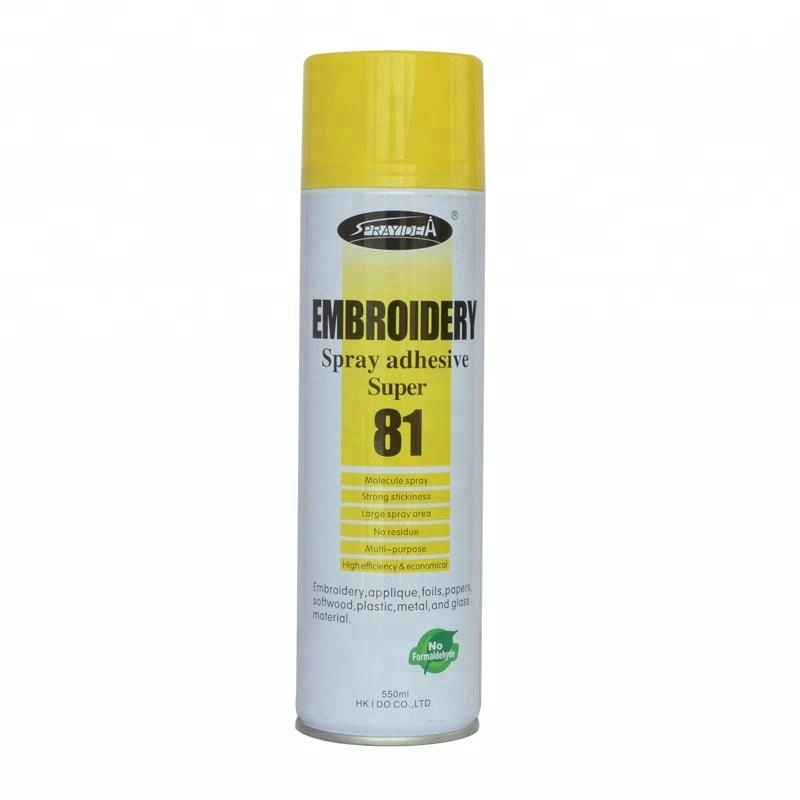 Sprayidea 81 Super Spray Adhesivo para bordar Adhesivo en spray para máquina de bordar