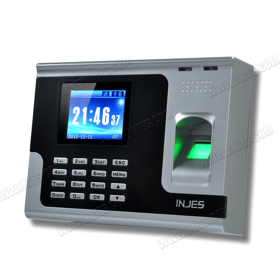 Sistema de acceso a la puerta del reloj registrador para empleados con batería de respaldo incorporada
