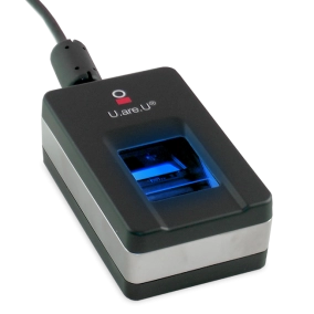 Lector de huellas dactilares biométrico portátil Crossmatch U.are.U 5300 con sensor óptico de huellas dactilares Digitalpersona