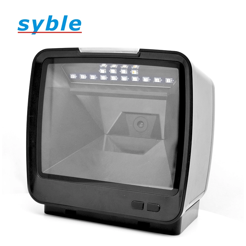 Escáner de código de barras de escritorio 2D al por mayor de Syble Barcode Scanner Factory