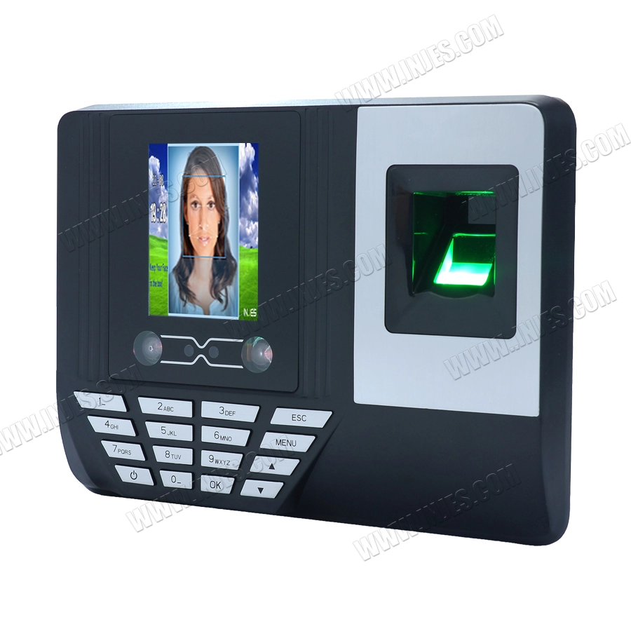 Sistema de reloj de escáner facial basado en biometría y RFID