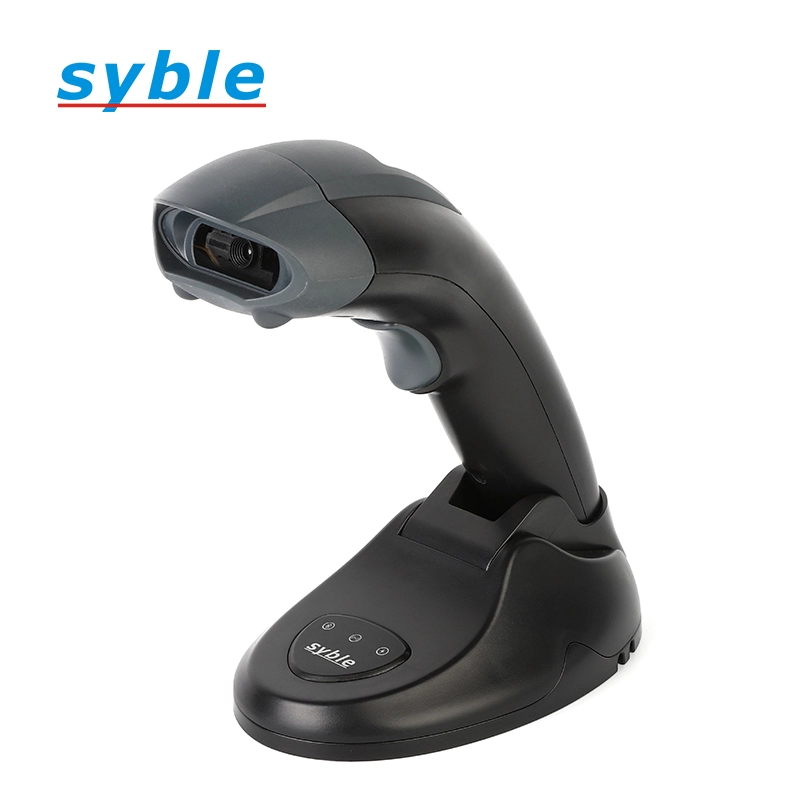 Escáneres Syble El mejor precio Qr Code Escáner de código de barras 2D Bluetooth Lector de código de barras inalámbrico