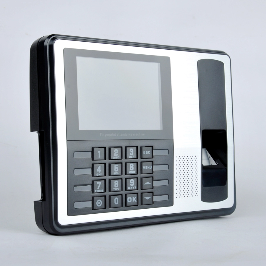 Sistema biométrico de asistencia con pantalla LCD a color grande de red RJ45