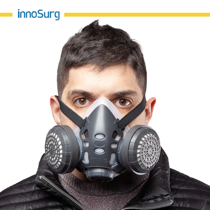 La media máscara de respirador para productos químicos y gases