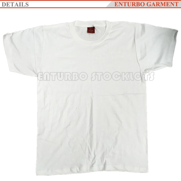 Camiseta hombre manga corta algodón color blanco
