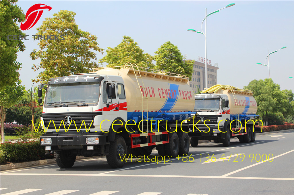 Beiben 10 wheel offroad bulk cement truck