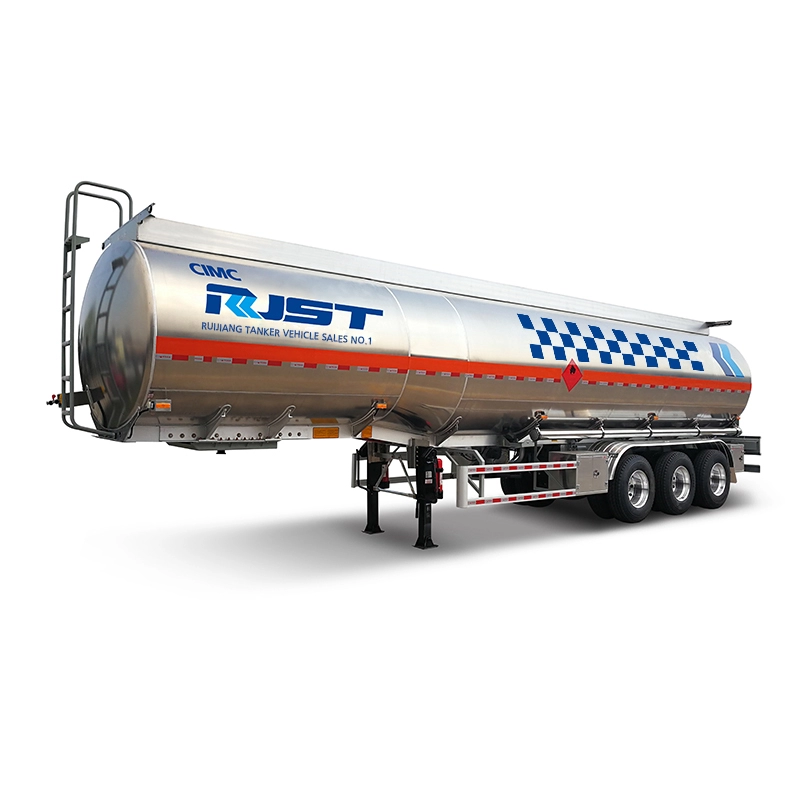 Semirremolque cisterna con larguerillos de aleación de aluminio - CIMC RJST Liquid truck