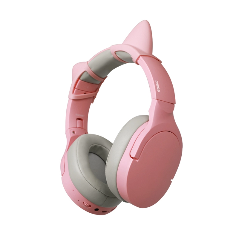 Somic SC2000 Pink HIFI over the ear auriculares inalámbricos bluetooth