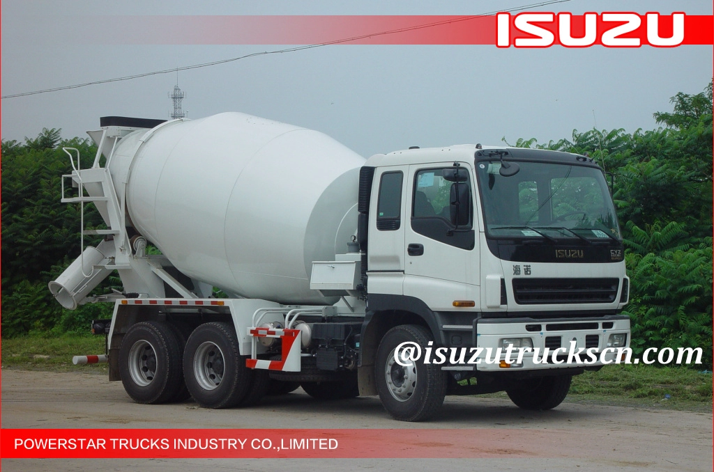 8cbm 10 ruedas Isuzu Brand Ready Mix Concrete Truck